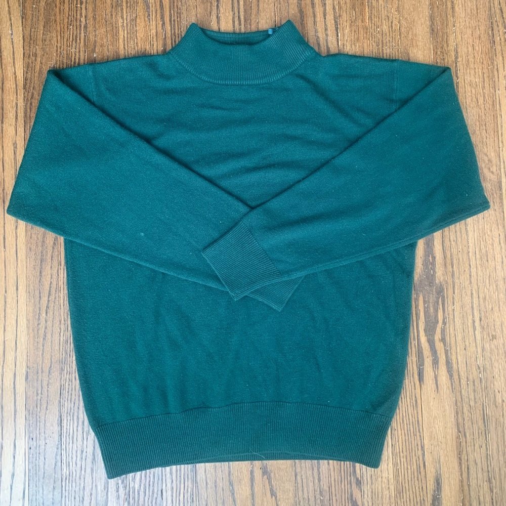 Vintage Alia green mock neck